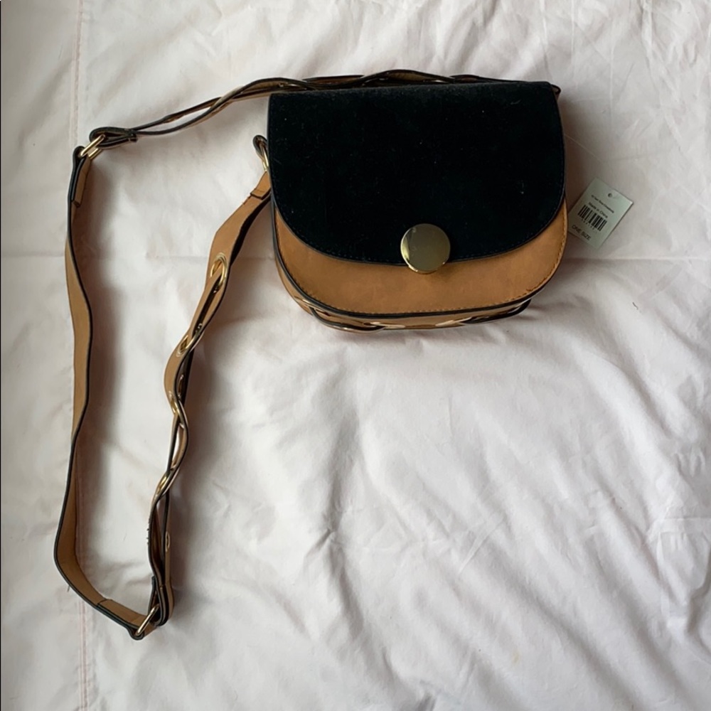 Two Tone Crossbody Purse